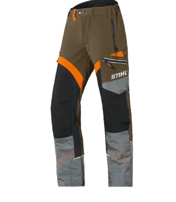 Klimbroek, zonder snijbescherming, ADVANCE X-CLIMB, maat S, turf