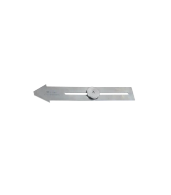 Aanscherpsjabloon, voor driehoeksmes met drie snijkanten