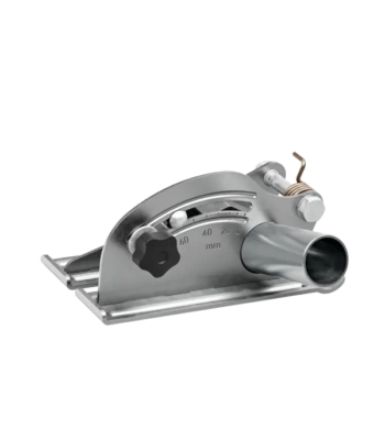 Dieptebegrenzer, met afzuigaansluiting