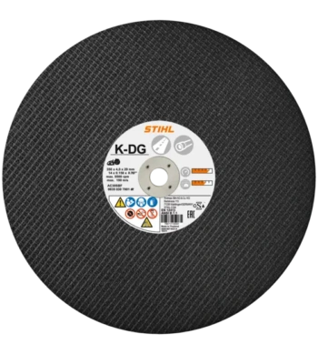 Kunsthars-doorslijpschijf, Ø 300 mm, asfalt, K-DG