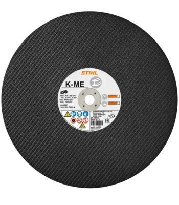 Kunsthars doorslijpschijf, Ø 350 mm, staal, K-ME, voor TS 440