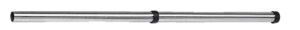 Verlengbuis, 2-delig, aluminium, Ø 36 mm, 1000 mm