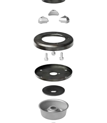 Montageset, voor grassnijblad en driehoeksmes